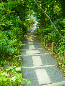 Walking trail in Kyucho-en
