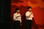 司会進行を努めるコーラス部