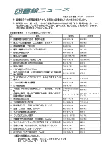 図書館ニュース20220415のサムネイル