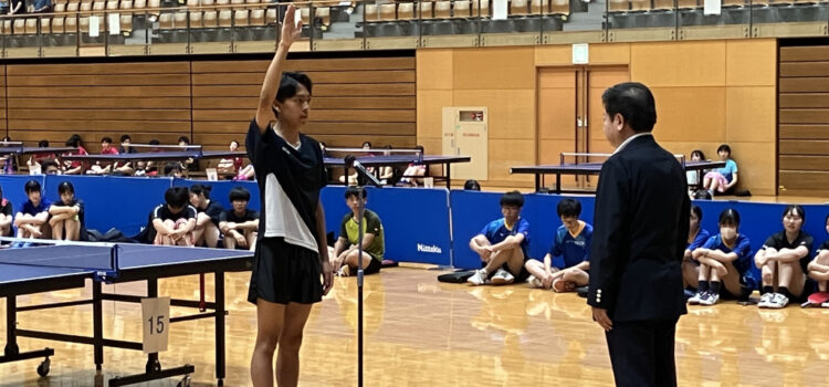 【卓球部】島根県民卓球大会　結果報告