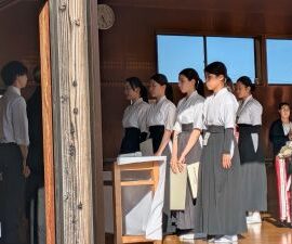 個人戦の表彰式