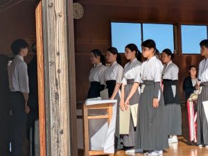 個人戦の表彰式
