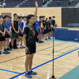 【卓球部】島根県高等学校１年生卓球大会　結果報告