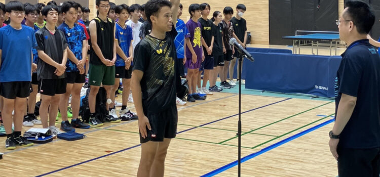 【卓球部】島根県高等学校１年生卓球大会　結果報告