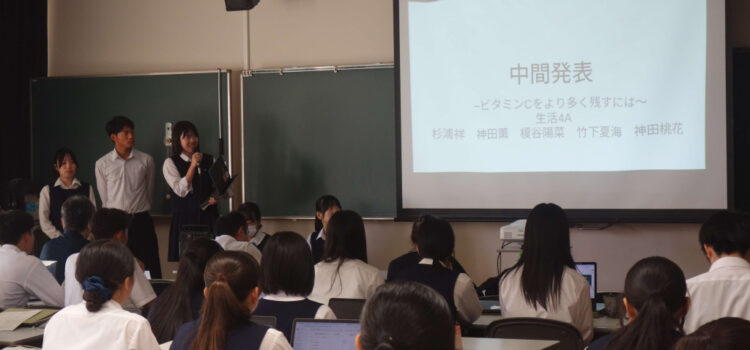 【SSH】２年生普通科ゼミ別中間発表会を実施しました