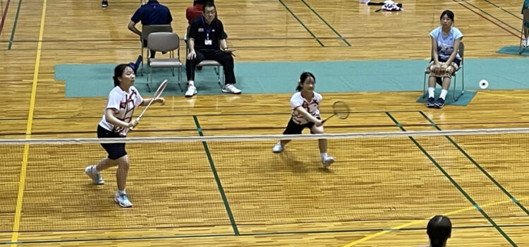 【女子バドミントン部】令和7年度選手権　結果