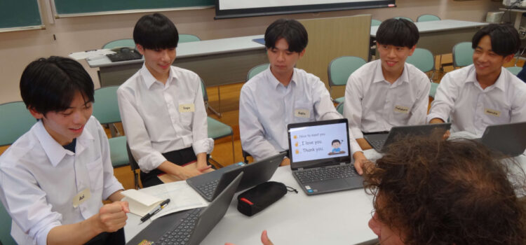 【SSH】アイビーリーグの選手が本校を訪問し、交流しました 【SSH】アイビーリーグの選手が本校を訪問し、交流しました