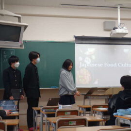 【SSH】第３回　グローバルリーダーシッププログラム（GLP）　英語プレゼンテーション