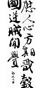 第５８回島根県書初め展で特選を受賞した作品