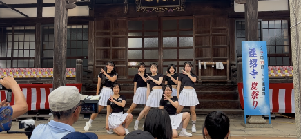 【ダンス部】連紹寺祭りに出演しました
